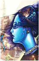 Blue Madonna of Chinatown
